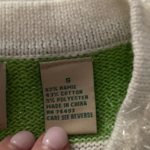 Design Options by Philip & Jane Gordon candy cane Christmas cardigan….EUC!!! - Picture 4 of 10